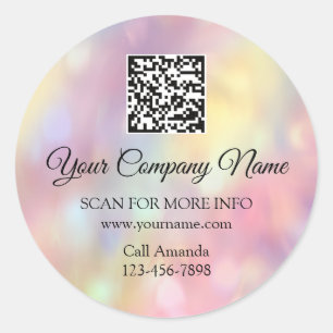 Adesivo Logotipo personalizado Hológrafo do Promocional d