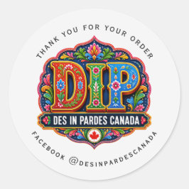 Adesivo logotipo personalizado moderno de truckart agradec
