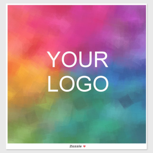 Adesivo Logotipo Personalizado Moderno Elegante Extra Gran (Folha)