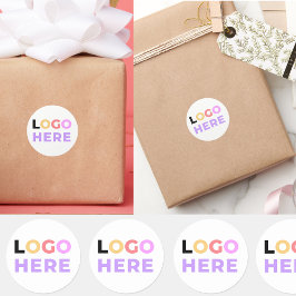 Adesivo Logotipo Personalizado Simples da Empresa Aqui | M