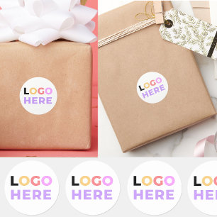 Adesivo Logotipo Personalizado Simples da Empresa Aqui   M