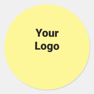 Adesivo Logotipo personalizado simples e elegante aqui cl
