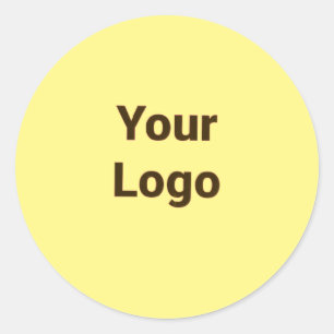 Adesivo Logotipo personalizado simples e elegante aqui cl