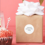 Adesivo Logotipo personalizado simples e elegante aqui da<br><div class="desc">Design</div>