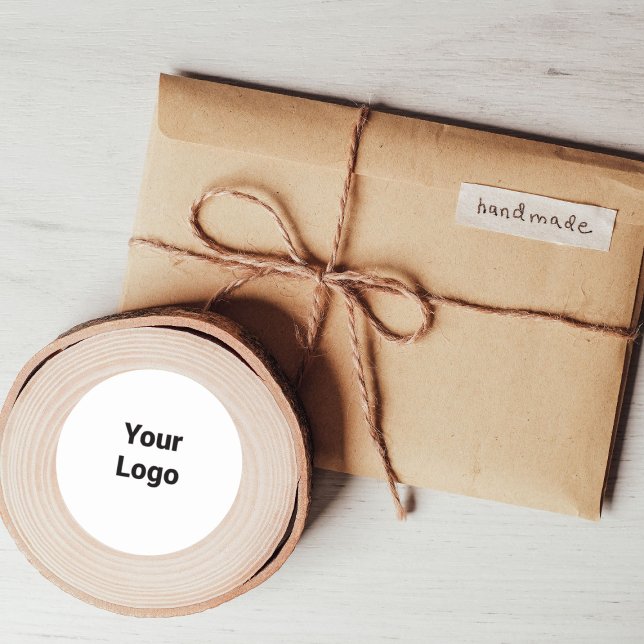 Adesivo Logotipo personalizado simples e elegante aqui na  (Criador carregado)