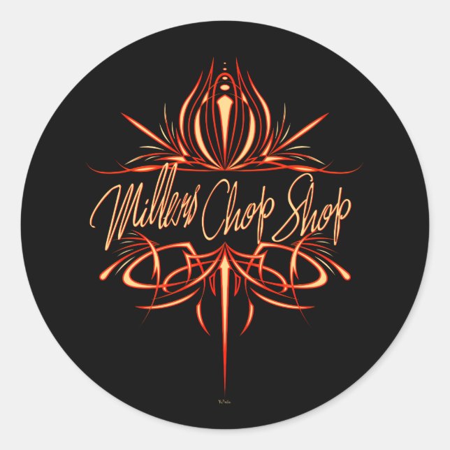 Adesivo Logotipo Pinstripe I (Frente)