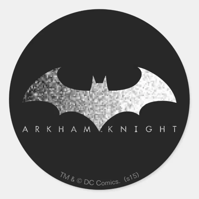 Adesivo Quadrado Batman Arkham Knight Key Art