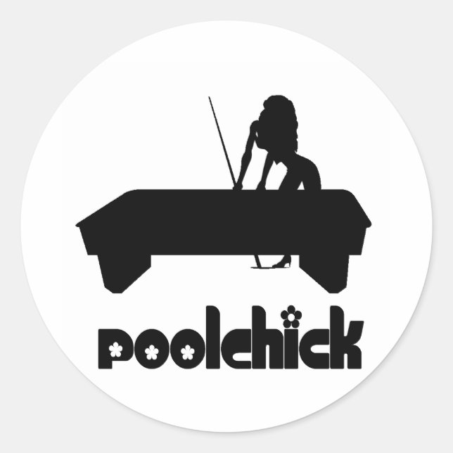 Adesivo Logotipo PoolChick (Frente)