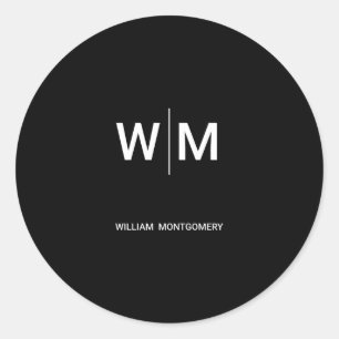 Adesivo Logotipo preto   Empresa empresarial