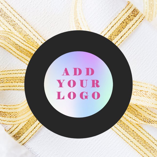 Adesivo Logotipo preto para empresas (Criador carregado)