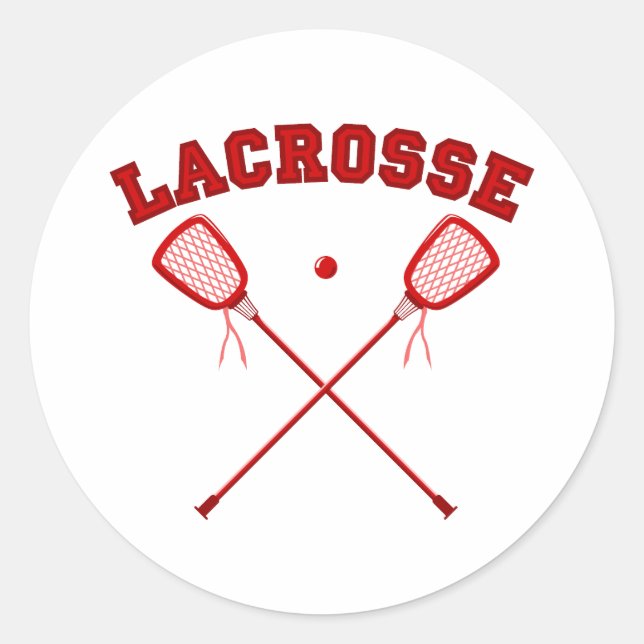 Adesivo Logotipo Red Lacrosse (Frente)