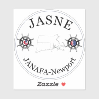 Adesivo Logotipo redondo JASNE-JANAFA