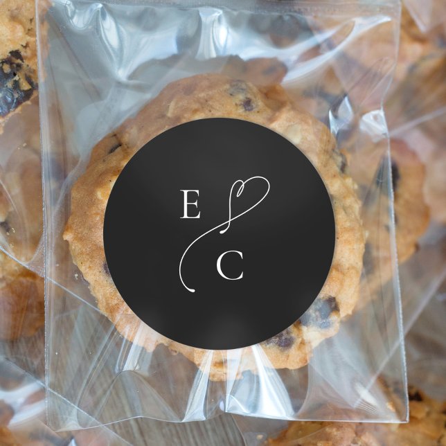 Adesivo Logotipo simples de inicializações de Casais moder (Criador carregado)