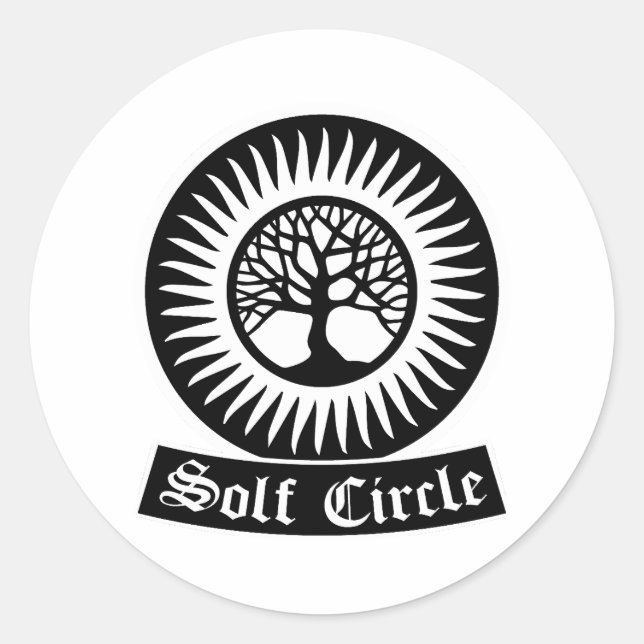 Adesivo logotipo solf círculo ww2 (Frente)