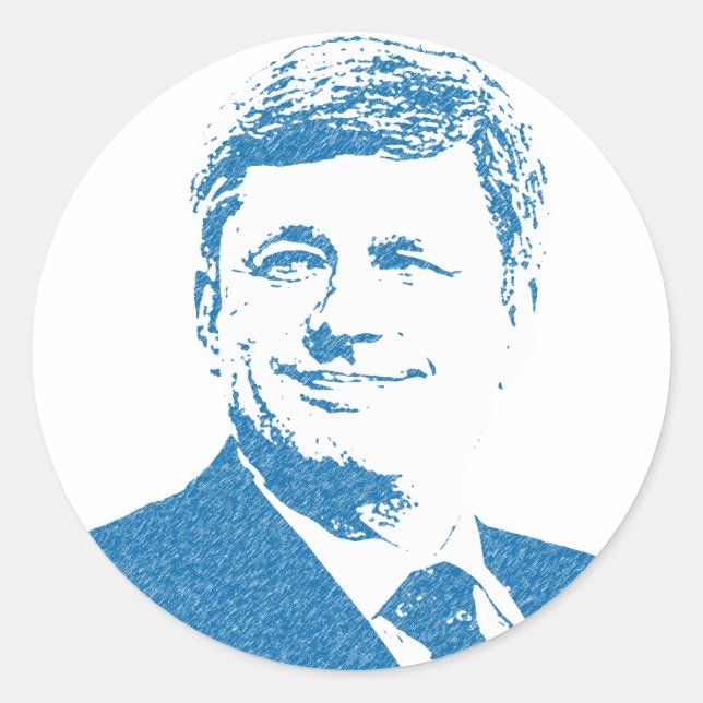 Adesivo Logotipo Stephen Harper (Frente)