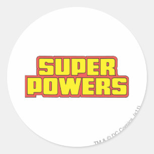 Adesivo Logotipo Super Powers™ Amarelo