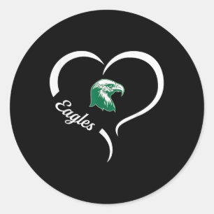 Adesivo Logotipo Thatcher Eagles Slogan Hs Meio Coração