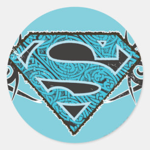 Adesivo Logotipo tribal do teste padrão de Supergirl