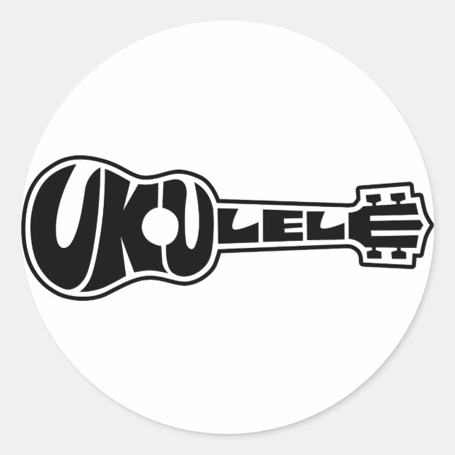 Adesivo Logotipo Ukulele (Frente)