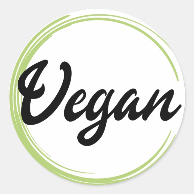 Adesivo Logotipo Vegan (Frente)