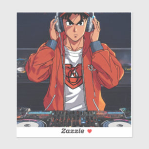 Adesivo Logotipo versátil DJ - Celebrando a fusão