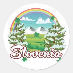 Adesivo Logotipo Viagem da Eslovênia
