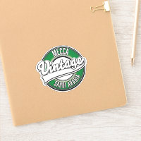 logotipo vintage da Arábia Saudita Meca