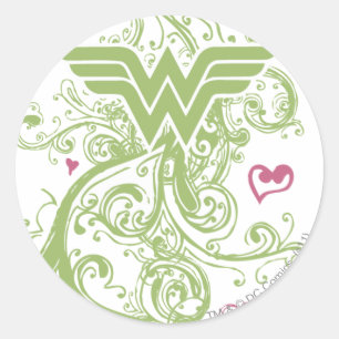 Adesivo Logotipo Wonder Green Swirls