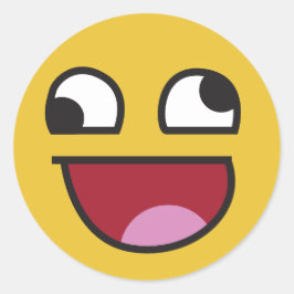 Adesivo lol goofy eyed emoji