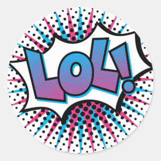 Adesivo LOL Pop Art