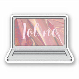 Adesivo Lol, sem Design holográfico