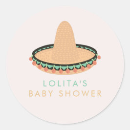 Adesivo LOLITA Taco Bout a Baby Fiesta Chá de fraldas