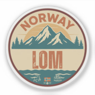 Adesivo Lom, Norge Noruega