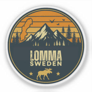 Adesivo Lomma, Suécia Sverige