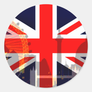 Adesivo London-British Flag_