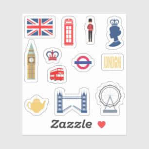 Adesivo London Stickers