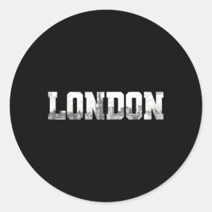 Adesivo Londres Inglaterra Uk Skyline Black White Londres