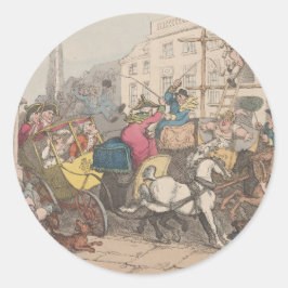 Adesivo Londres - Round Stickers for Stationery