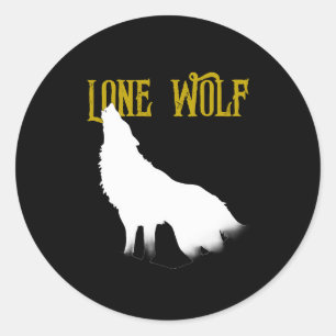 Adesivo Lone Wolf Male Sigma Moderno Minimalista
