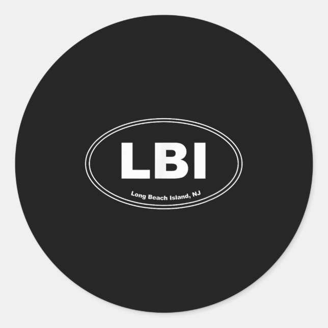 Adesivo Long Beach Island, Lbi (Frente)