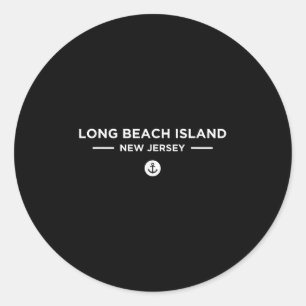 Adesivo Long Beach Island Lbi New Jersey Men Gift T