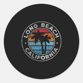 Adesivo Longa Praia, California Ca Vintage - Gráfico 70s
