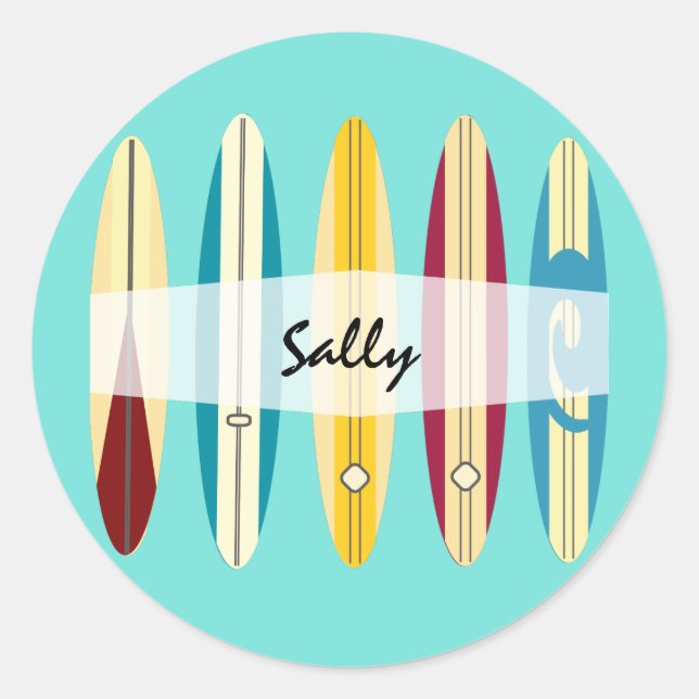 Adesivo Longboards Antigos (Frente)