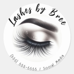 Adesivo Longo Preto Eyelashes Lash Extensions Beleza