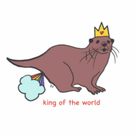 Adesivo Lontra marítima