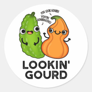 Adesivo Lookin Gourd Cute Veggie Pun