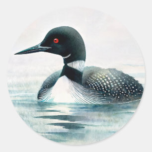 Adesivo Loon Natação Aquarela