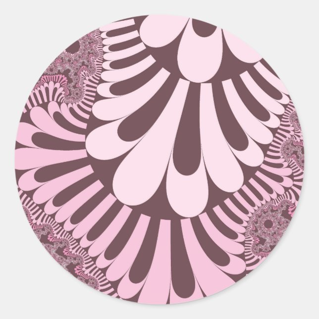Adesivo Loop rosa e Rosa (Frente)