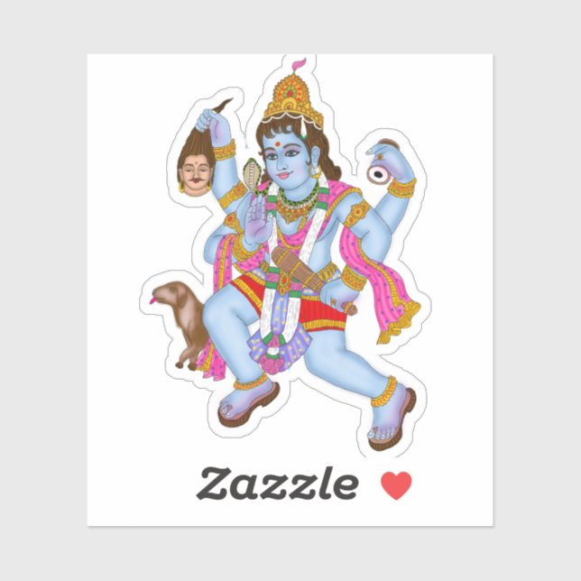 Adesivo Lord Bhairava Stickers (Folha)