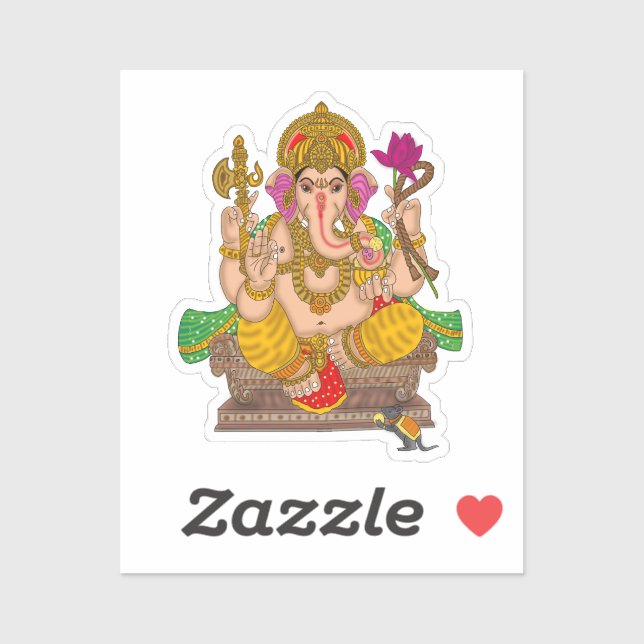 Adesivo Lord Ganesha Sticker (Folha)